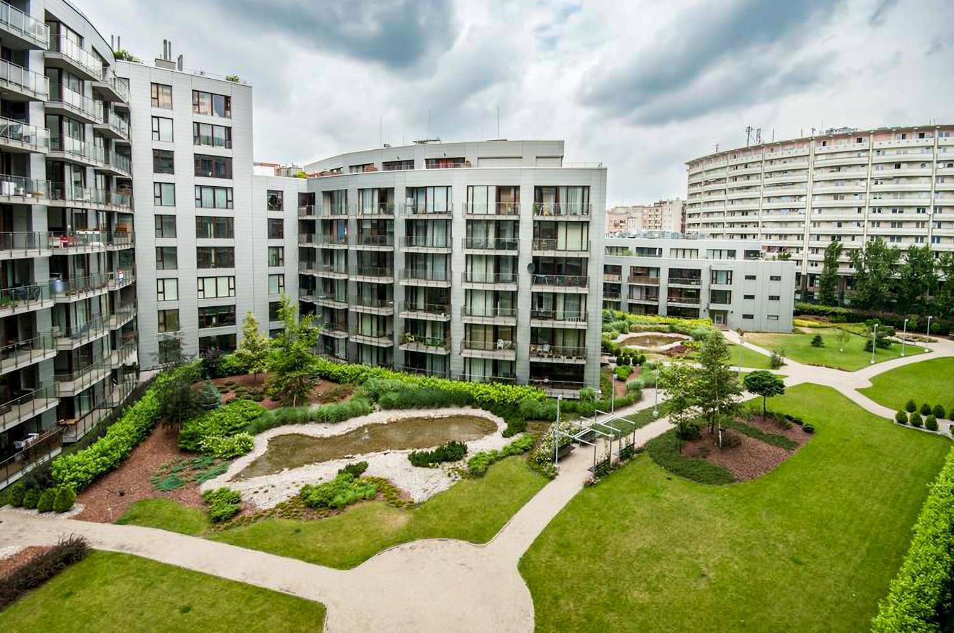 Apartamenty Triton Park วอร์ซอ ภายนอก รูปภาพ